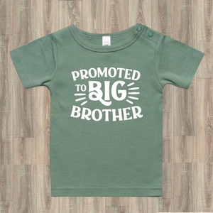 Promoted To Big Brother junior tee-green
