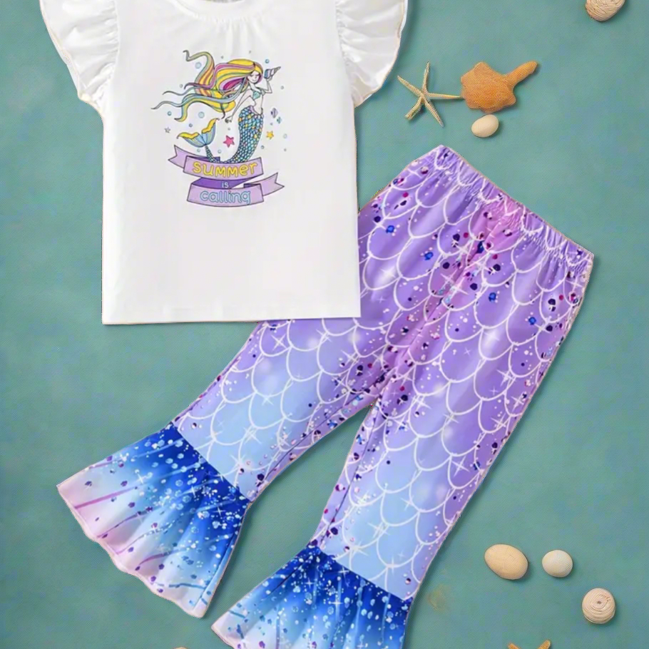 2 piece mermaid outfit 