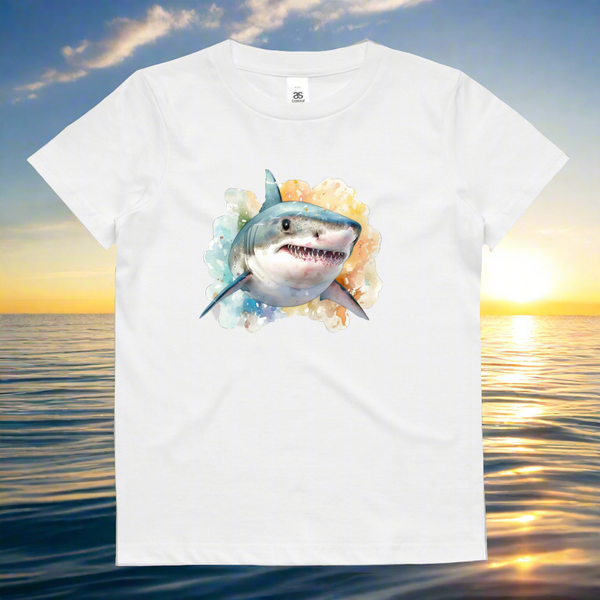 Shark tee shirt - perfect for fishing at the beach 