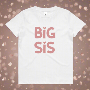 Big sis with heart tshirt 