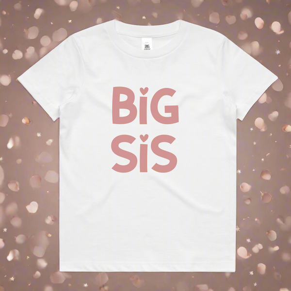 Big sis with heart tshirt 