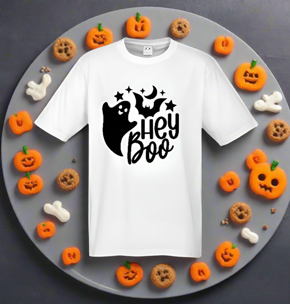 Hey Boo T Shirt or Onesie