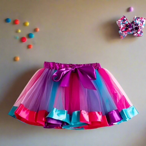 Candy tutu and hair bow 