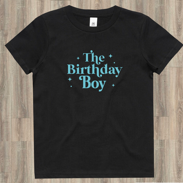 The Birthday Boy T-shirt-blue