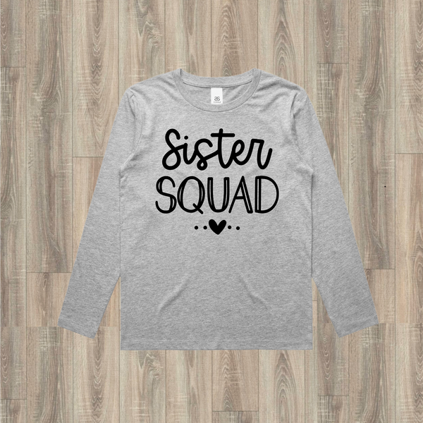 Long Sleeve Sister Squad T Shirt