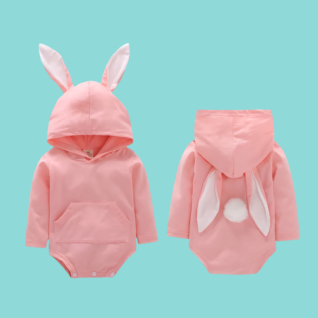 Baby bunny set in pink
