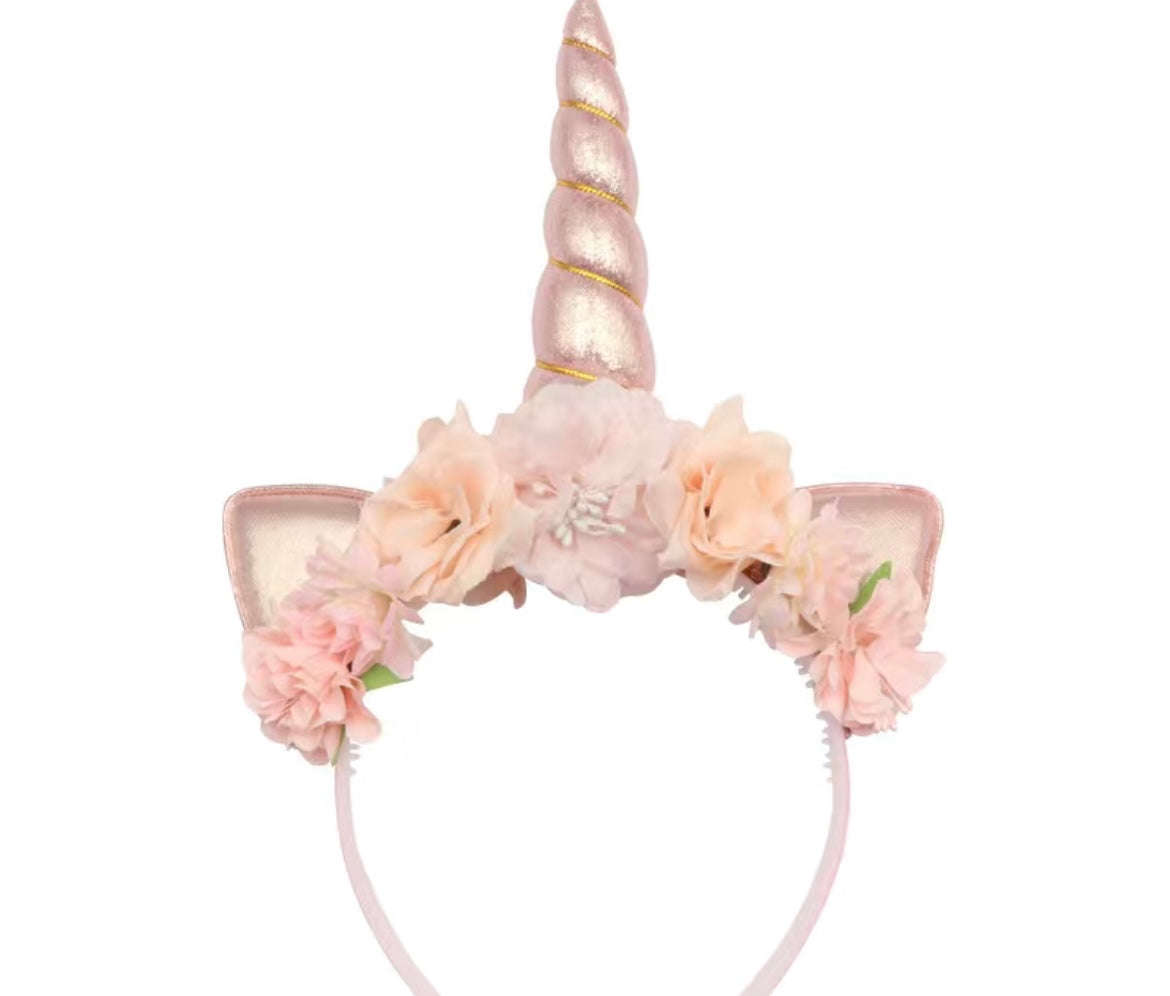 rose gold unicorn horn