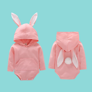 Baby bunny set in pink