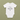 White baby onesie with 'Baby Williams' text on a green background