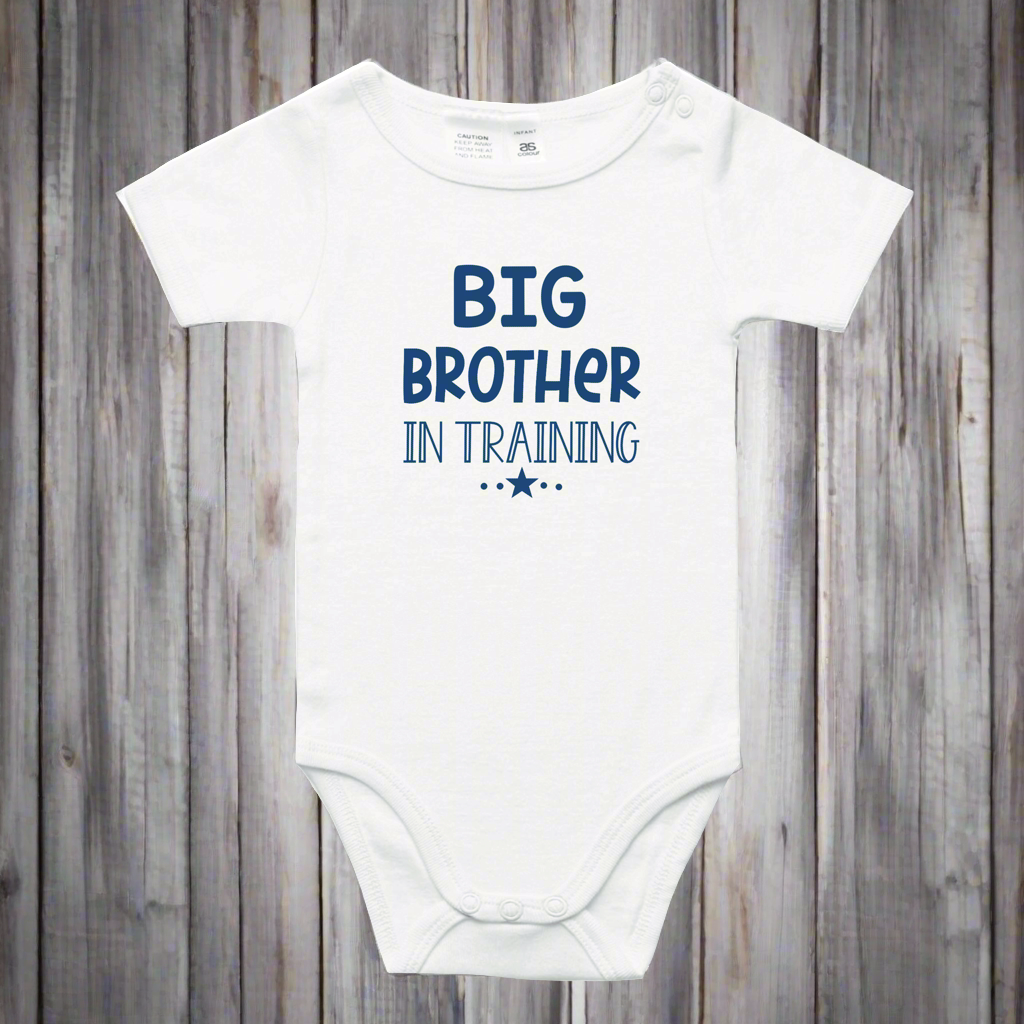 Big brother in training onesie 