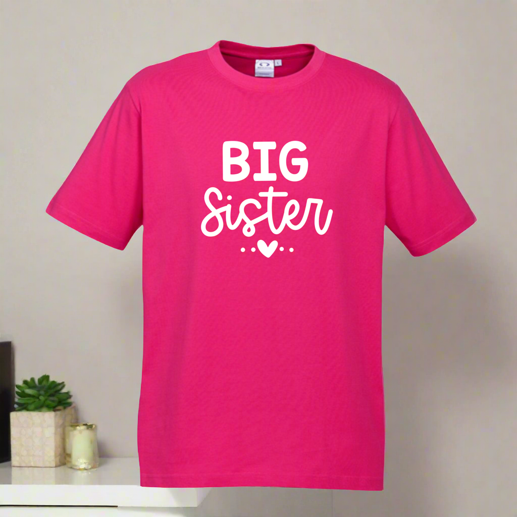 Big Sister Tee Fuchsia