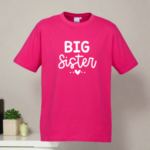 Big Sister Tee Fuchsia