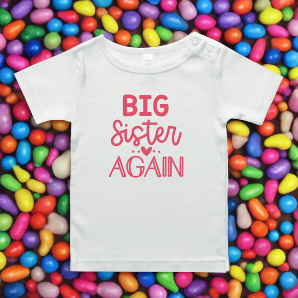 Big sister again tee shirt 