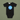 Black baby onesie with a blue and white 'teina' logo on a green background