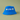 Blue Bucket Hat with Flowers