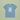 Blue t-shirt with 'Two Cool' text on a light green background