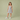 Childs silver art deco dress
