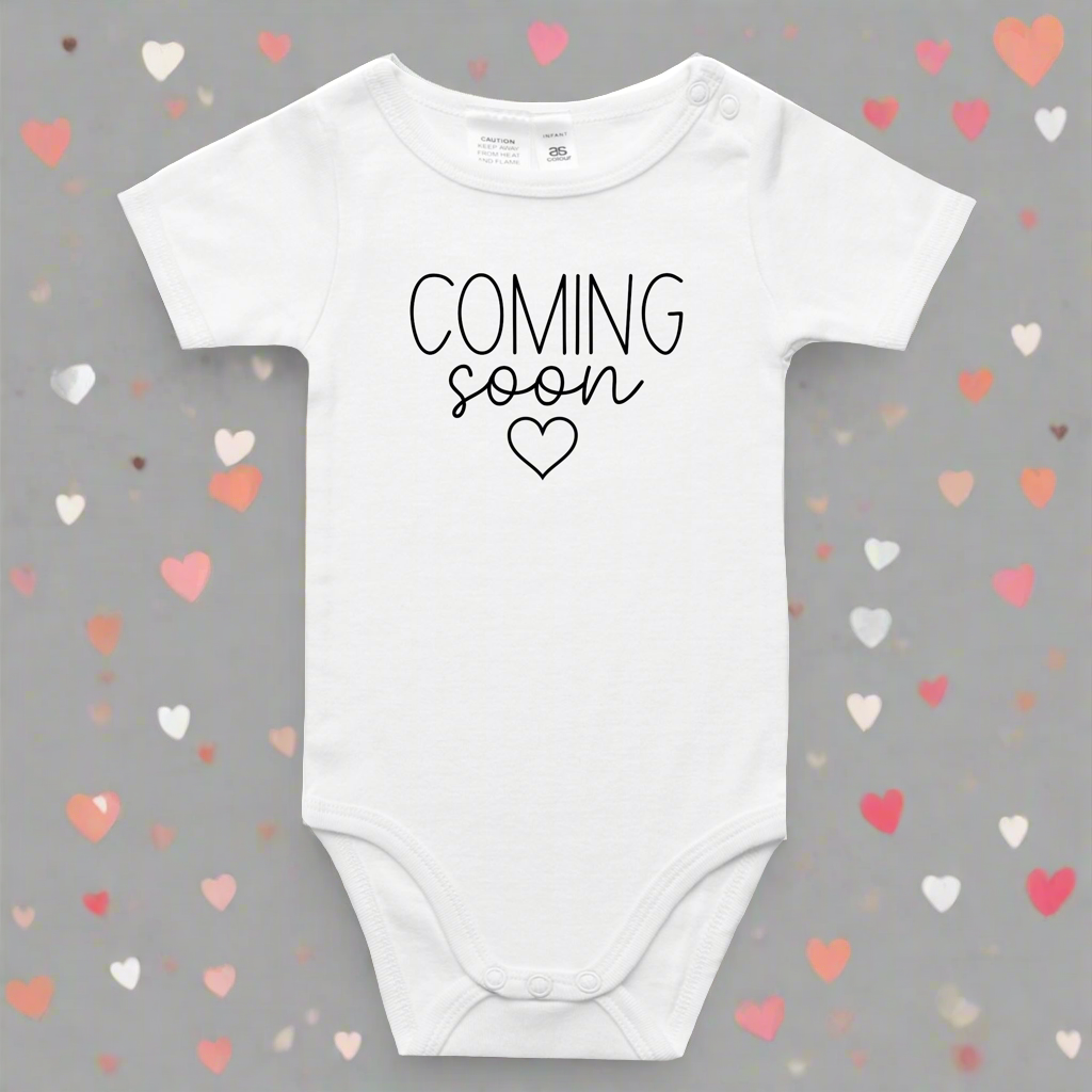 Coming Soon Onesie Black