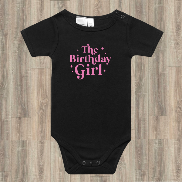 The Birthday Girl T-Shirt or Onesie Pink