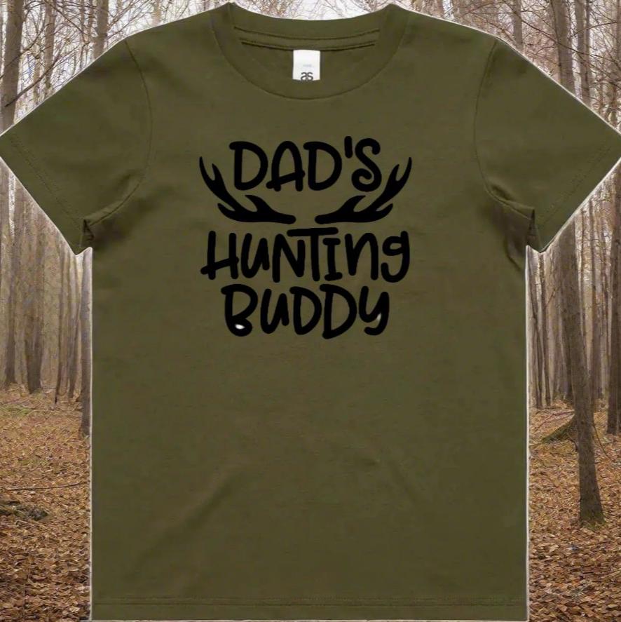 Dads Hunting Buddy T Shirt