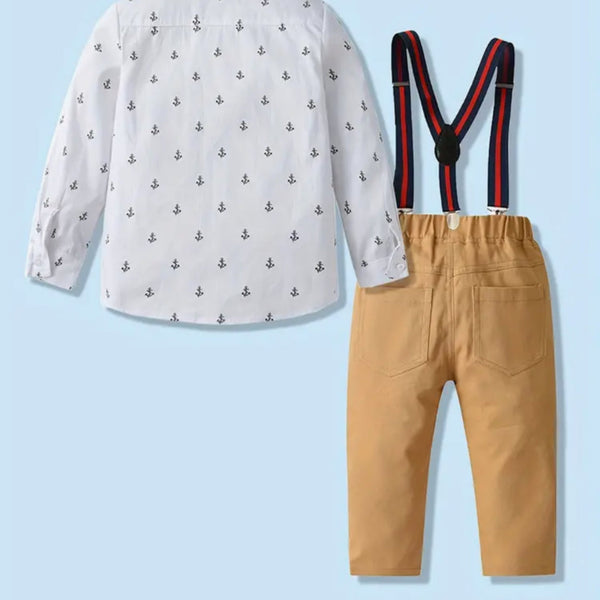 Boys Anchor Print Outfit 