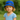 Girl wearing Blue Felt Art Deco Cloche Hat