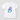 A white short-sleeve kids' t-shirt with a colorful watercolor mermaid graphic on the front, displayed against a neutral light gray background.