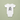 White baby onesie with 'half way to one' text on a light green background