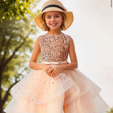 Sparkling Flower Girl Dress