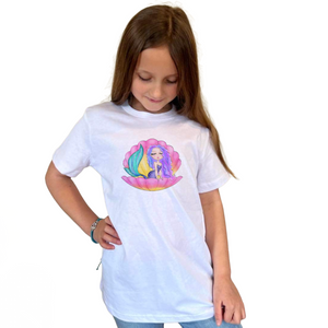 Kids Mermaid Clamshell T-Shirt