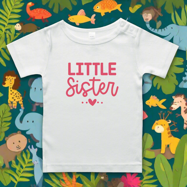 Little sister heart tee