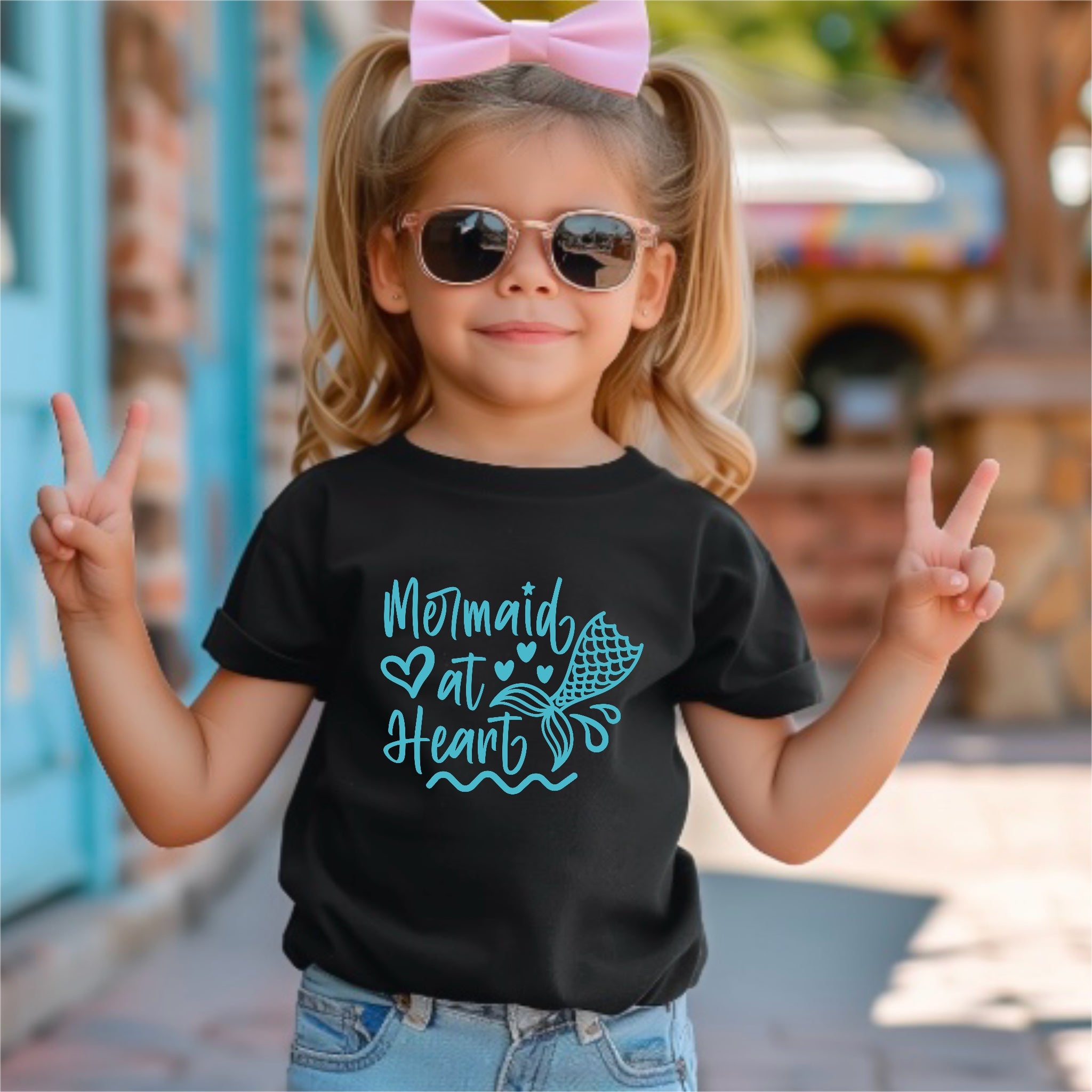 Mermaid at heart tee shirt