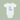 A white short-sleeve baby bodysuit with a colorful watercolor-style graphic of a gnome and the text 'My 1st Christmas!' on the chest, displayed against a solid sage green background.