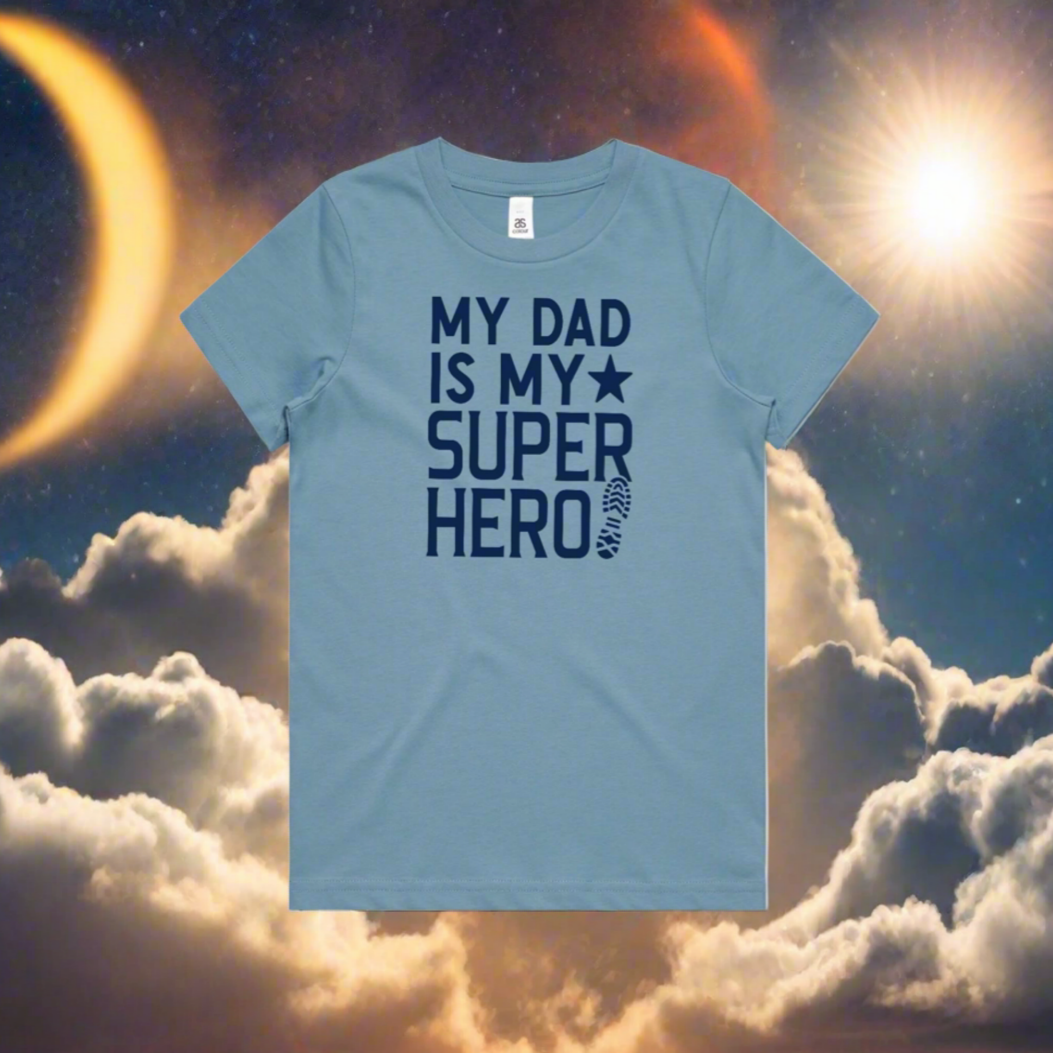 My Dad is my Super Hero T Shirt