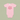 Pale pink little sister heart onesie