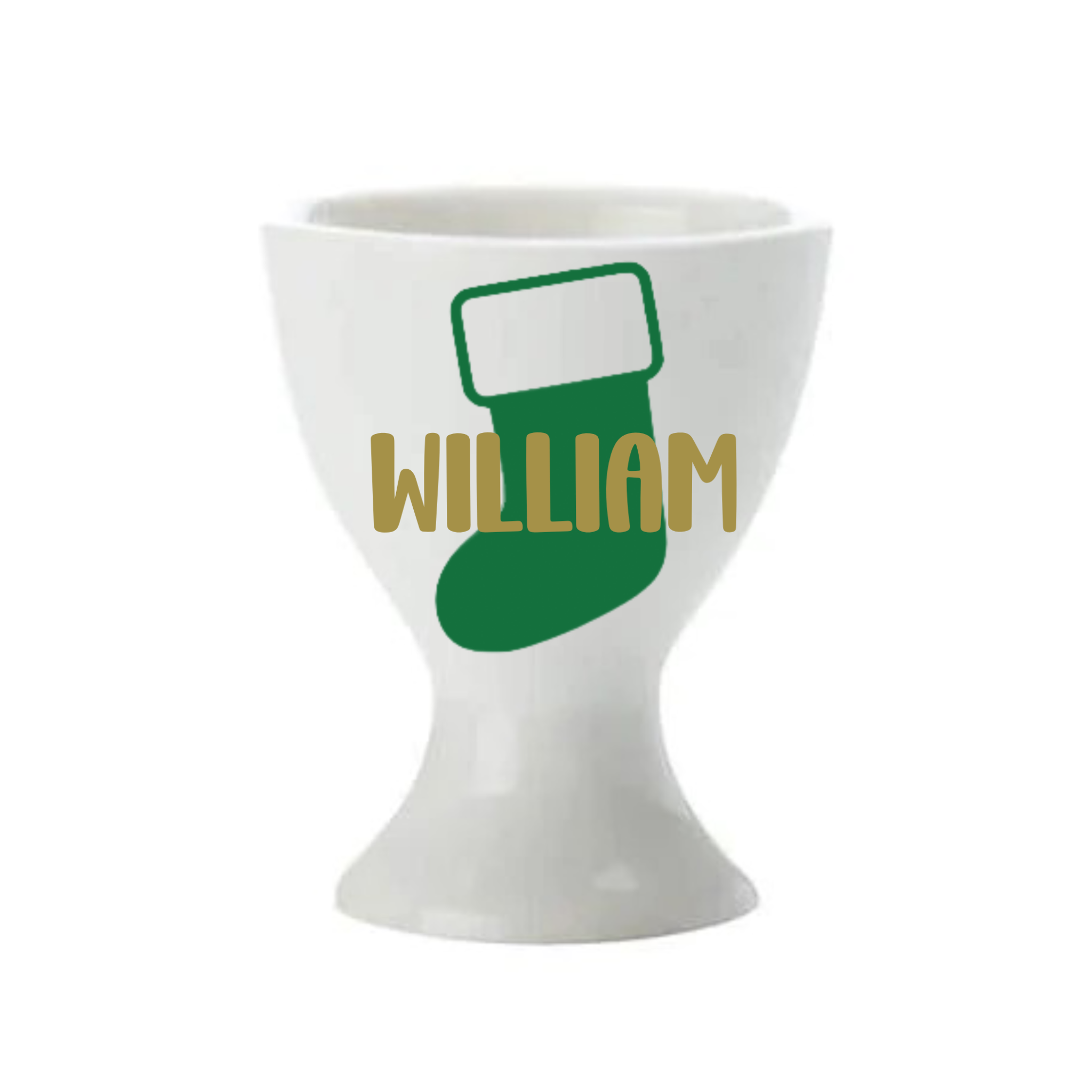 Personalised Egg Cup - Stocking