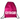 Pink drawstring bag with 'GEORGIA' printed on it against a white background
