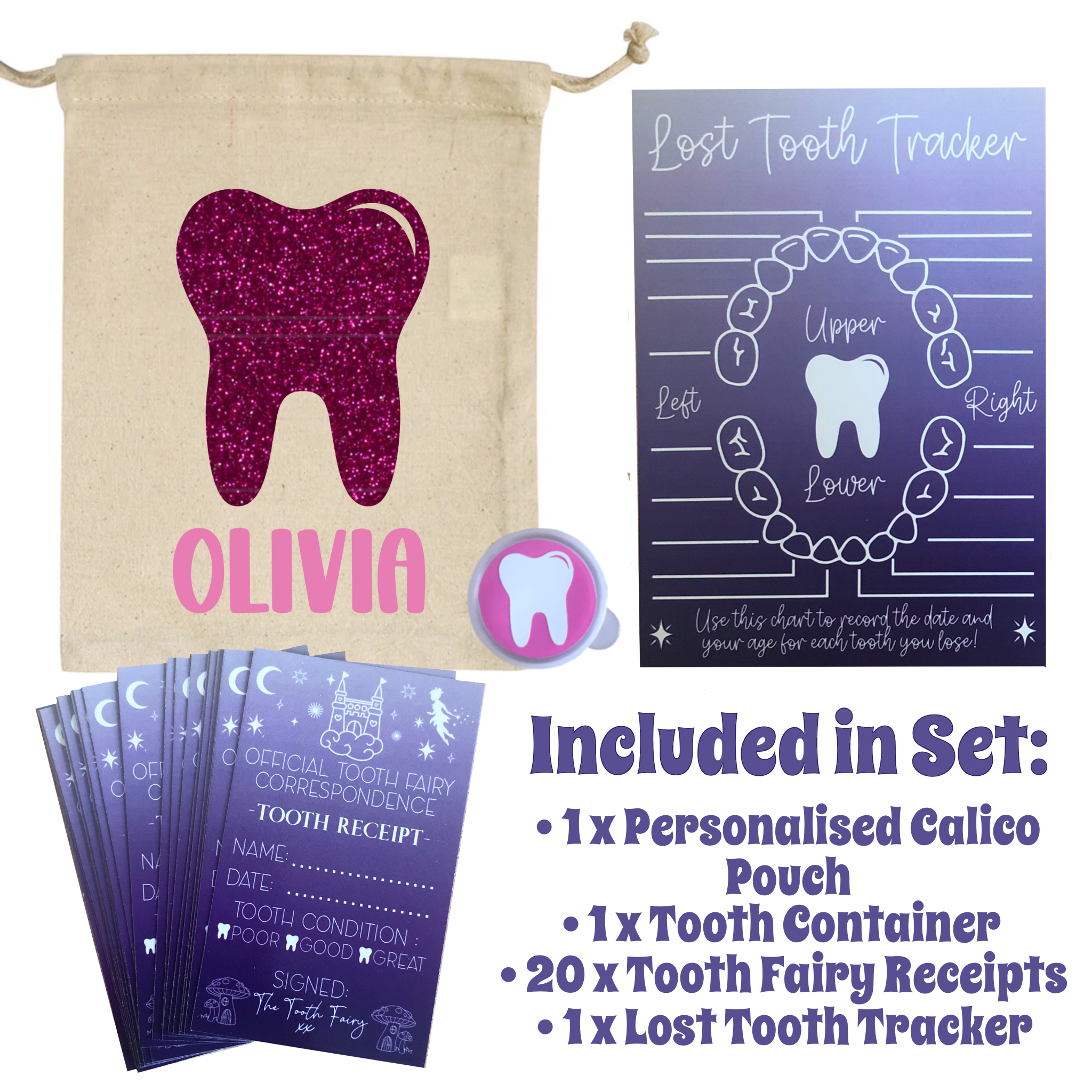 Personalised Tooth Fairy Kit