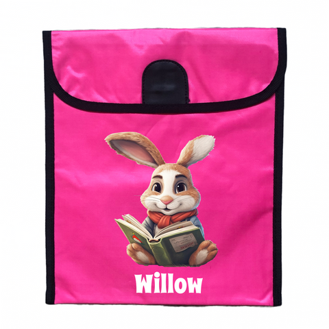 Personalised Book Bag Pink 