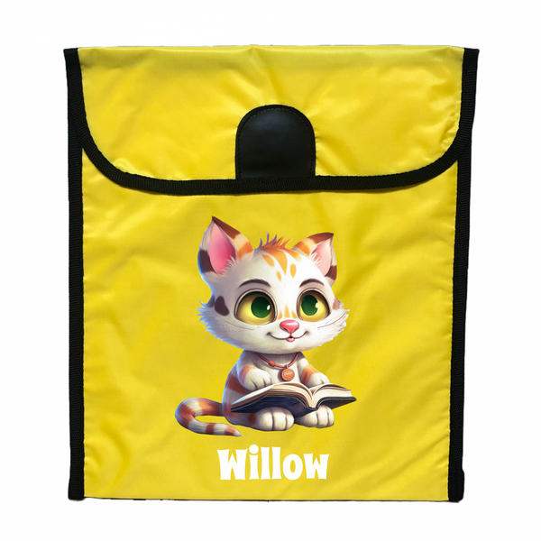 Personalised Book Bag Yellow