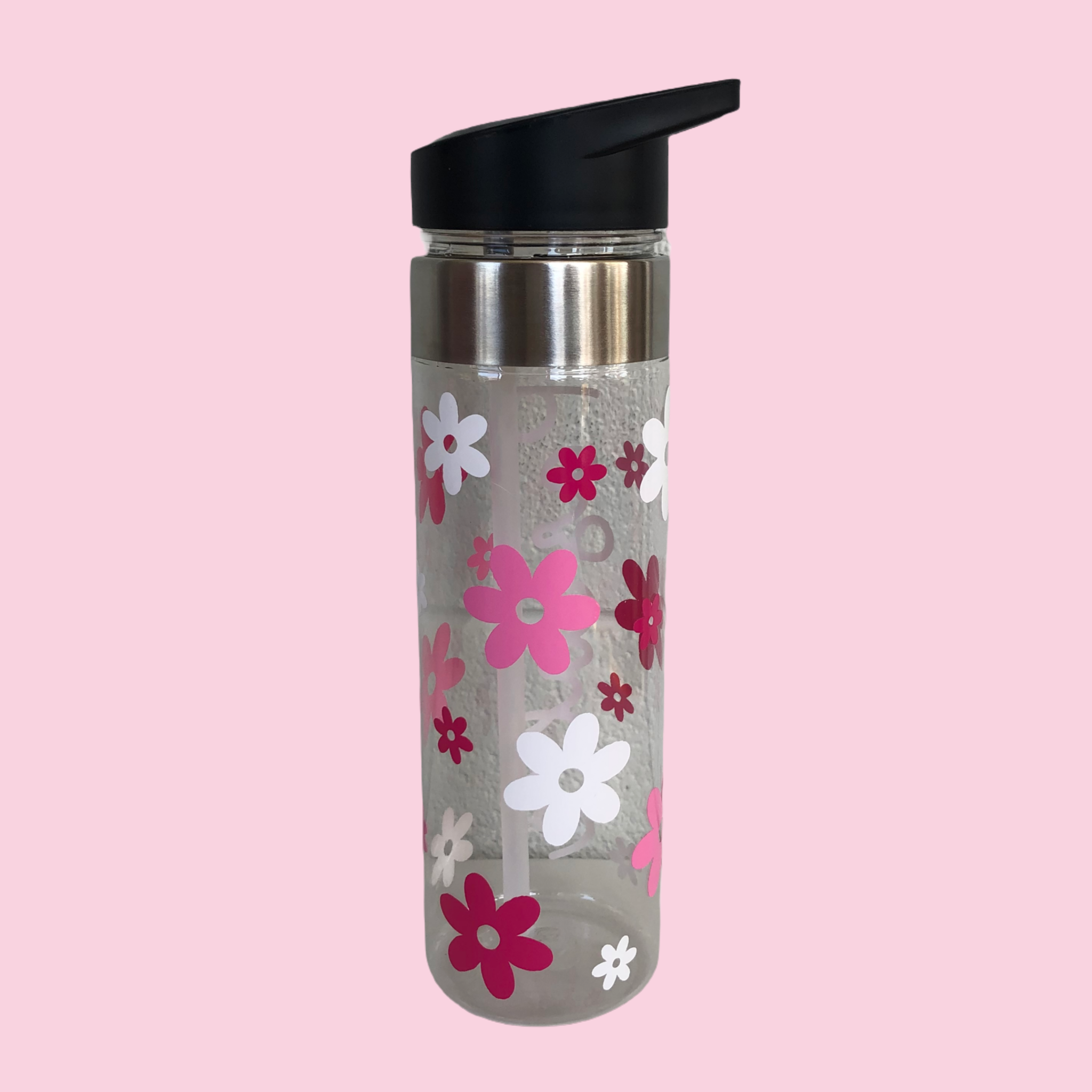 Personalised Drink Bottle flower