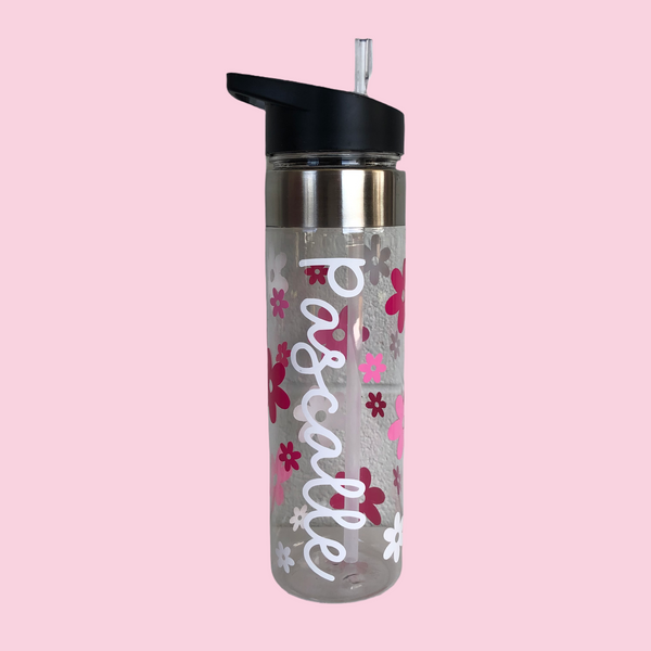 Personalised Flower Drink Bottle