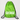 Personalised Green name swim bag
