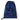 Blue drawstring bag with 'Michelle's Swim Bag' text and beach-themed icons on a white background