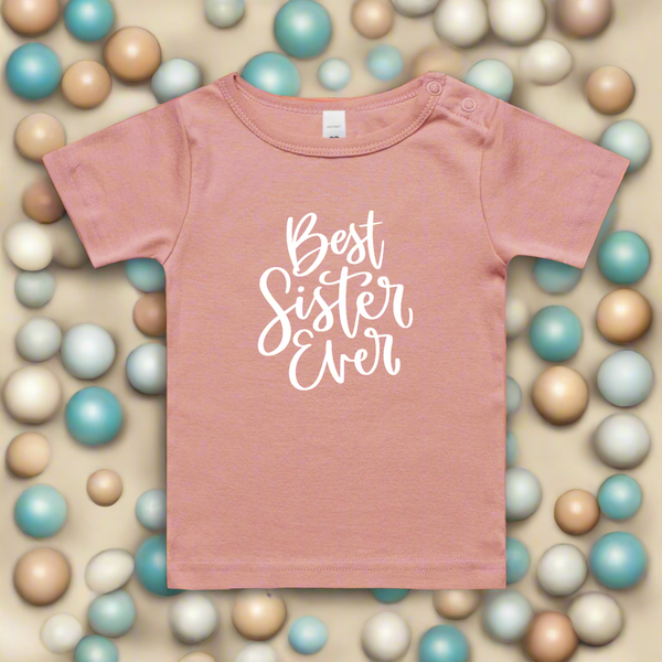 Pink Best sister ever tee