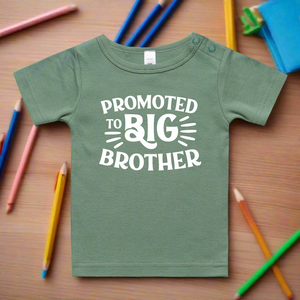 Promoted to big brother tee shirt 