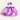 Purple tutu and matching hairclip