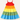 Rainbow children's dress