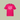 Little sister heart tee - raspberry pink