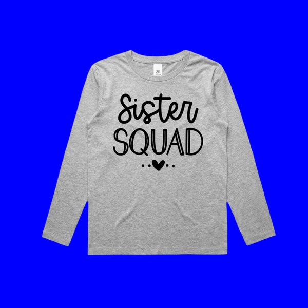 Sister Squad Tee Grey